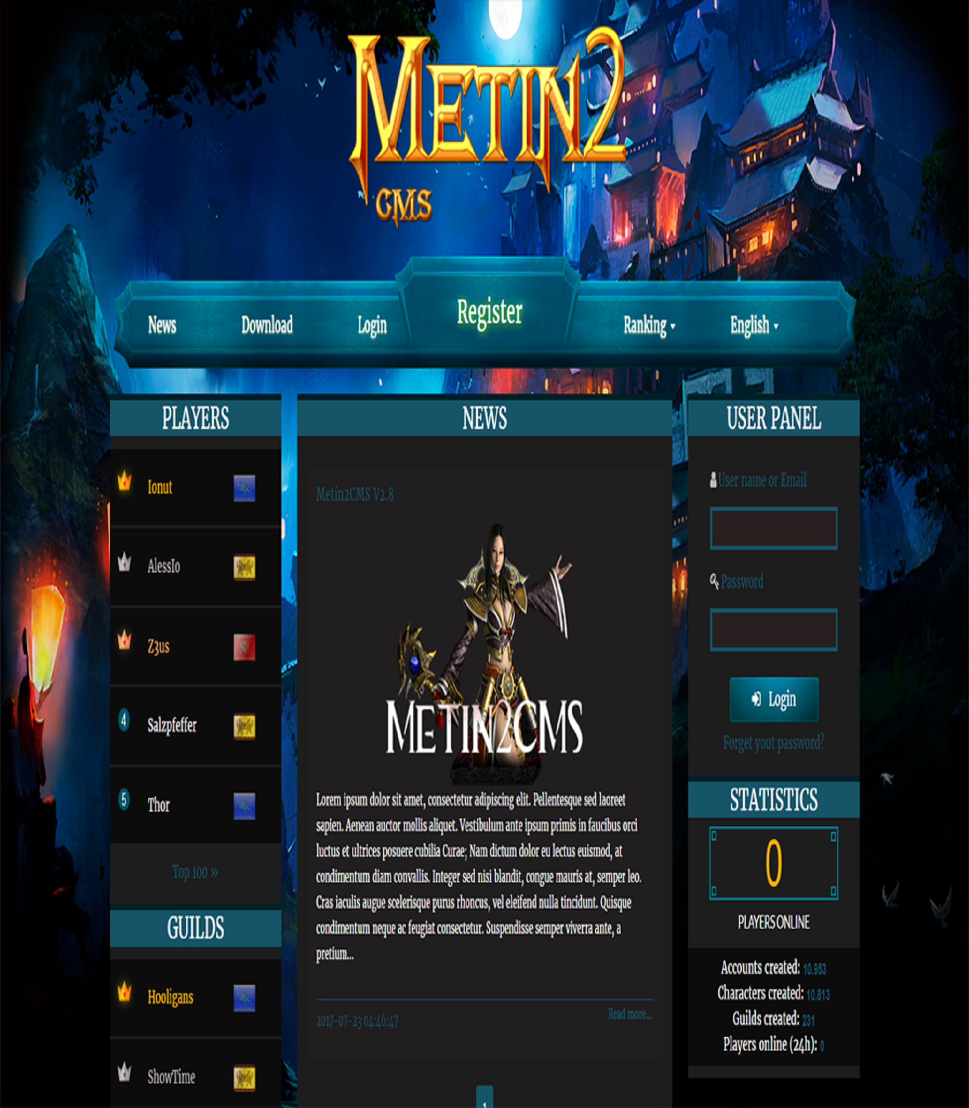 gazduire Metin2, Hosting Metin2, Host metin2, host server metin2, gazduire server metin2